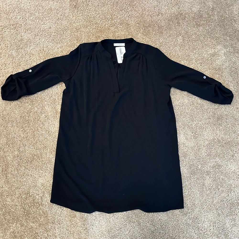 Entro Black Tunic Dress